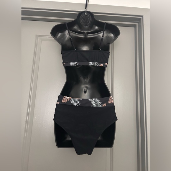 3pack Random Tropical Print High Waist Bikini Swimsuit & Kimono - Picture 4 of 4